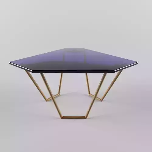 Glass Coffee Table 3D model