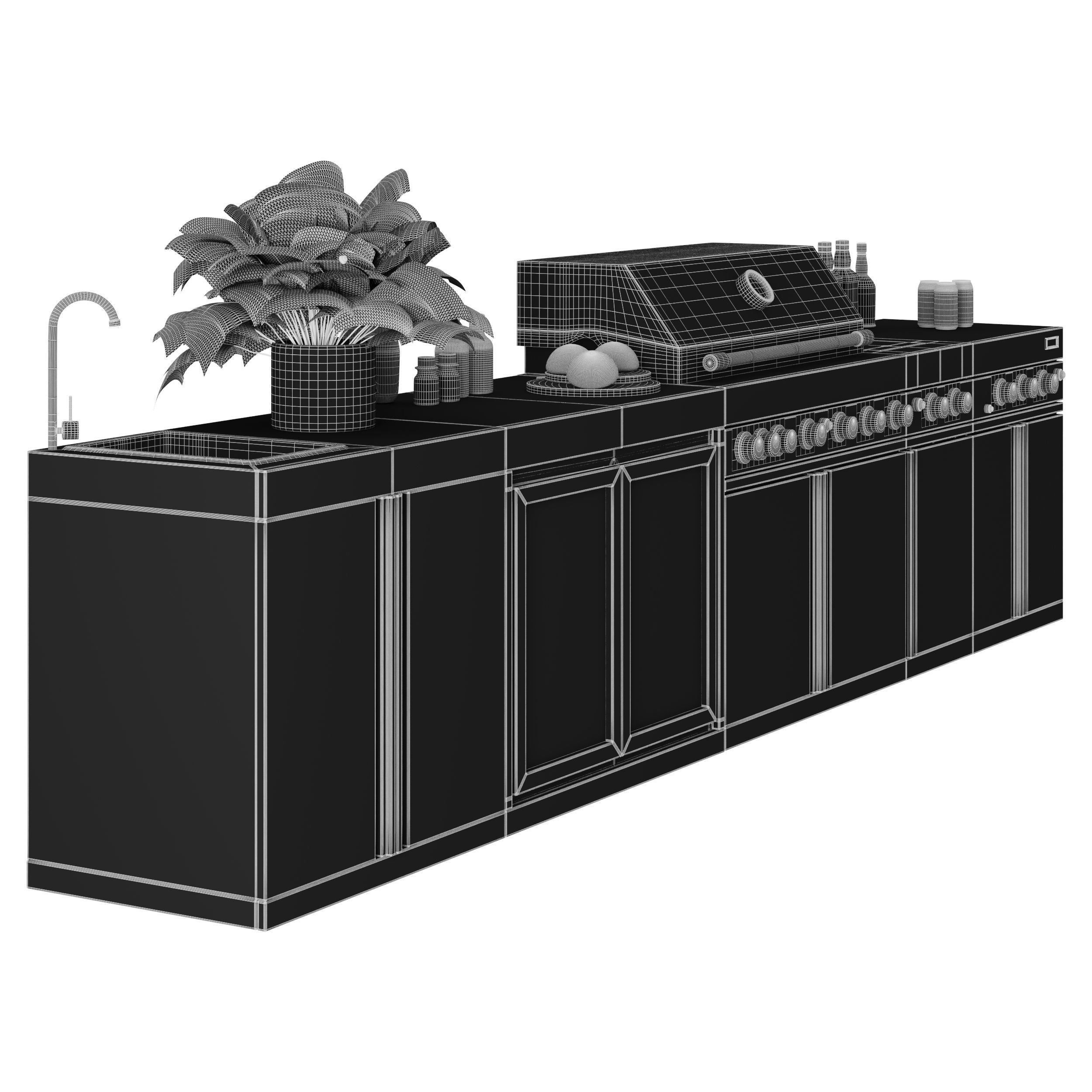 outdoor kitchen 006 3D model_7