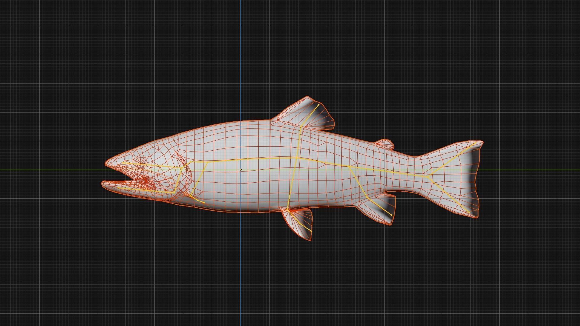 Trout RainBow - Freshwater Free low-poly 3D model_18