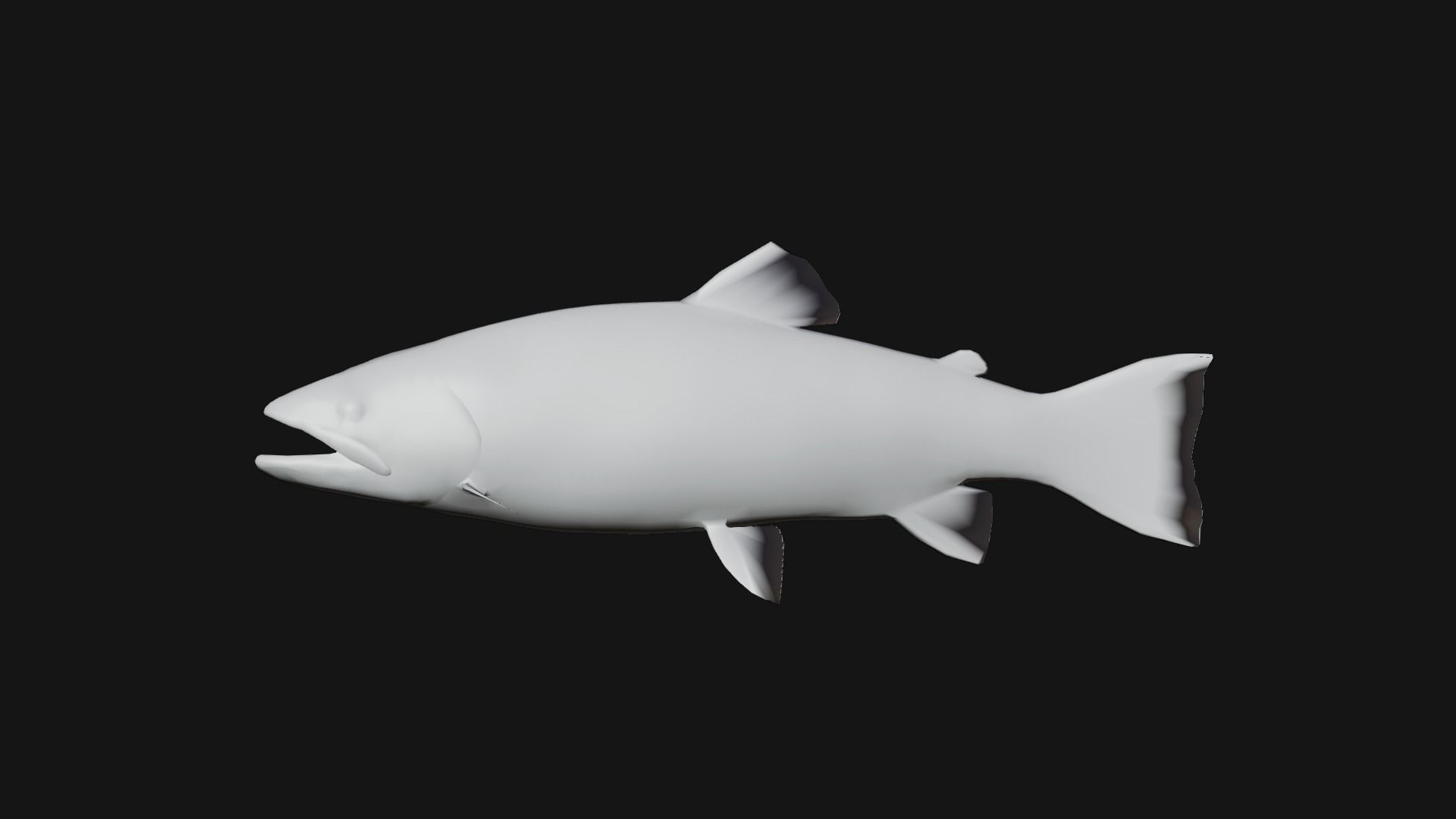 Trout RainBow - Freshwater Free low-poly 3D model_8