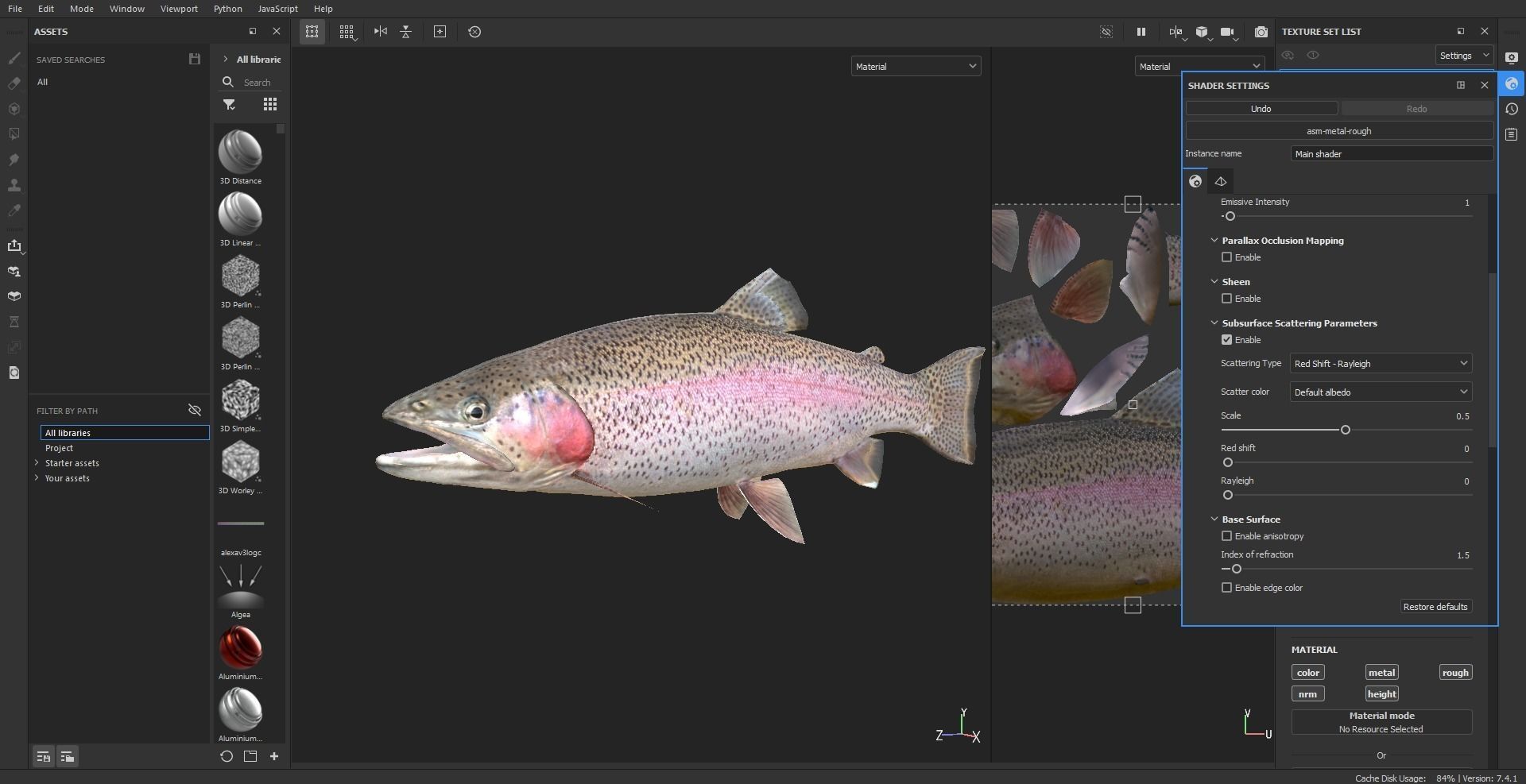 Trout RainBow - Freshwater Free low-poly 3D model_19