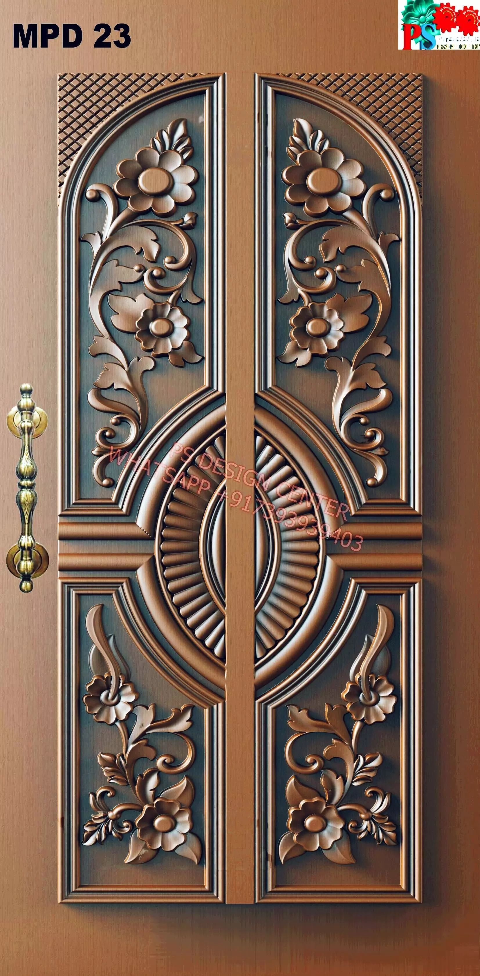 cnc door design  3D model_0