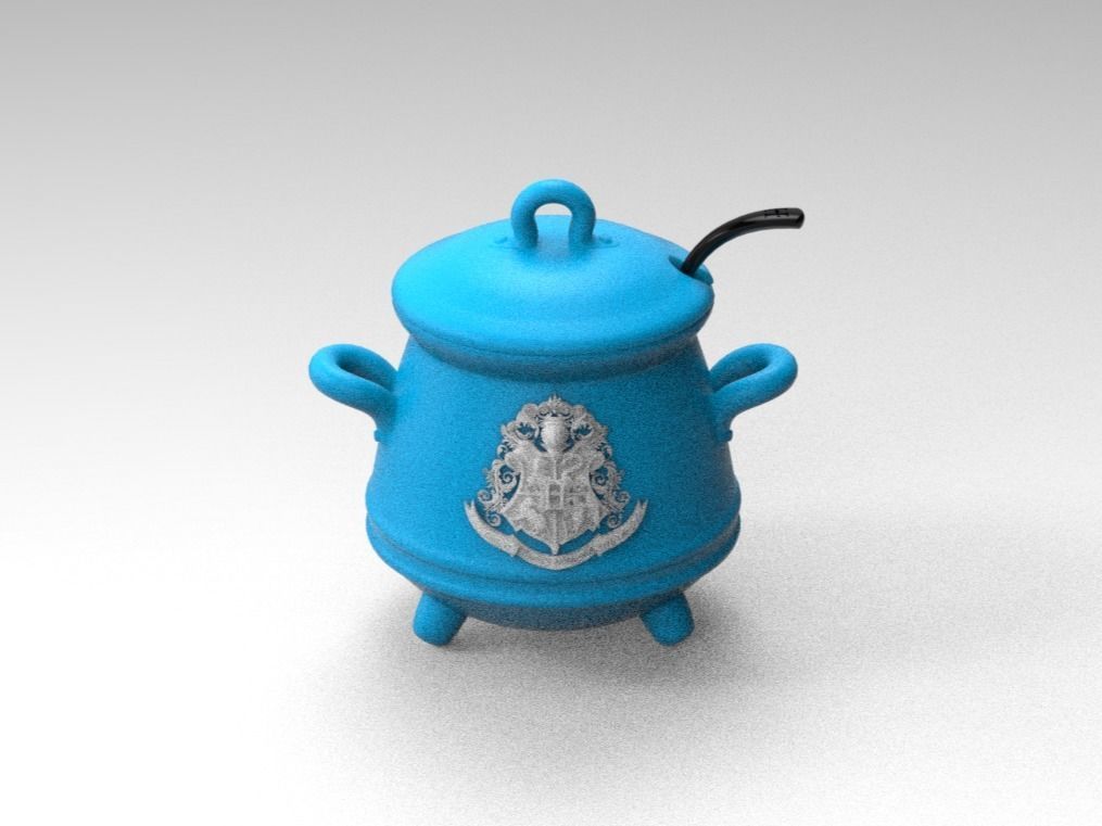 Hogwarts Potions Cauldron - 3D Model File STL 3D print model 3D print model_2