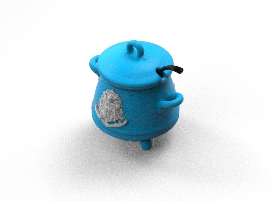 Hogwarts Potions Cauldron - 3D Model File STL 3D print model 3D print model_4