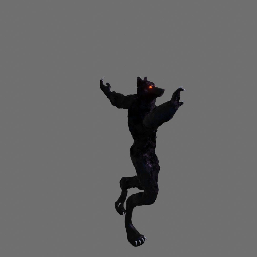 Werewolf Free 3D model_3