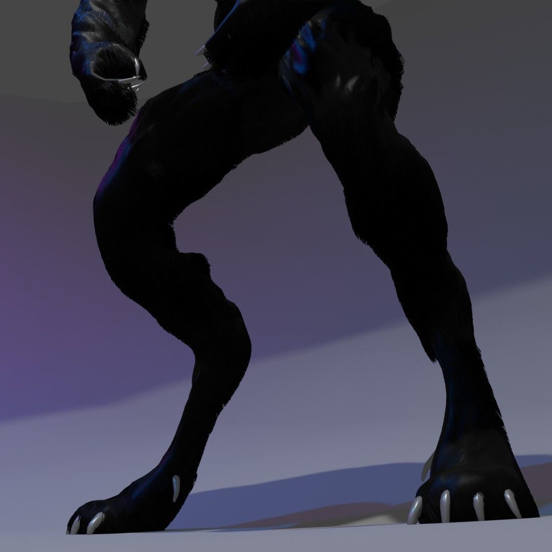 Werewolf Free 3D model_6