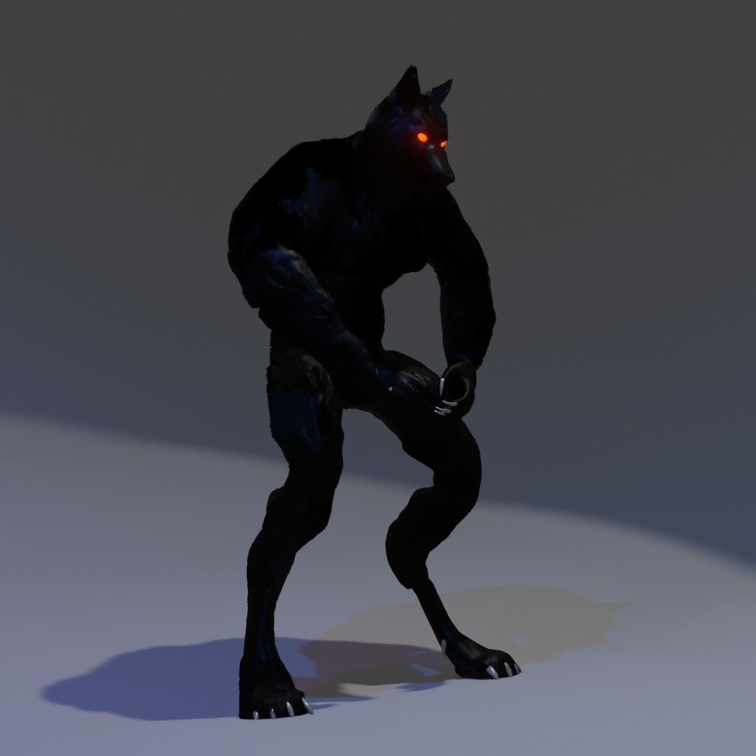 Werewolf Free 3D model_5