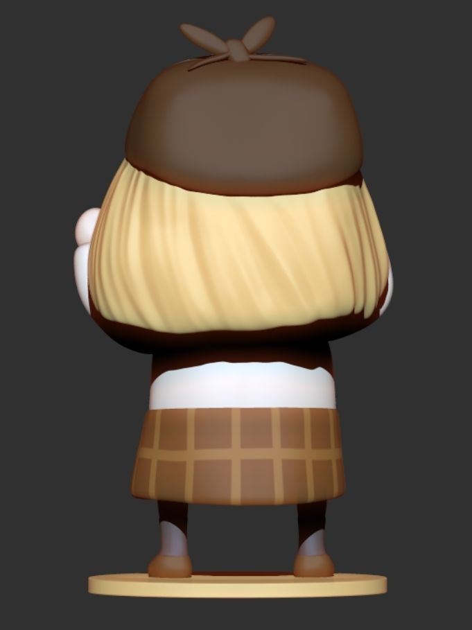 SMOL AME WATSON AMELIA HOLOLIVE VTUBER 3D print model_1