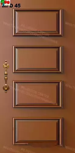 door design for carving in cnc machine 3D model