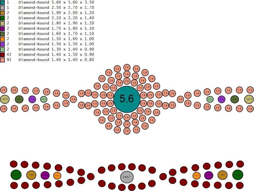 Diamond Ring For Women 3d Print Model 3D print model_8