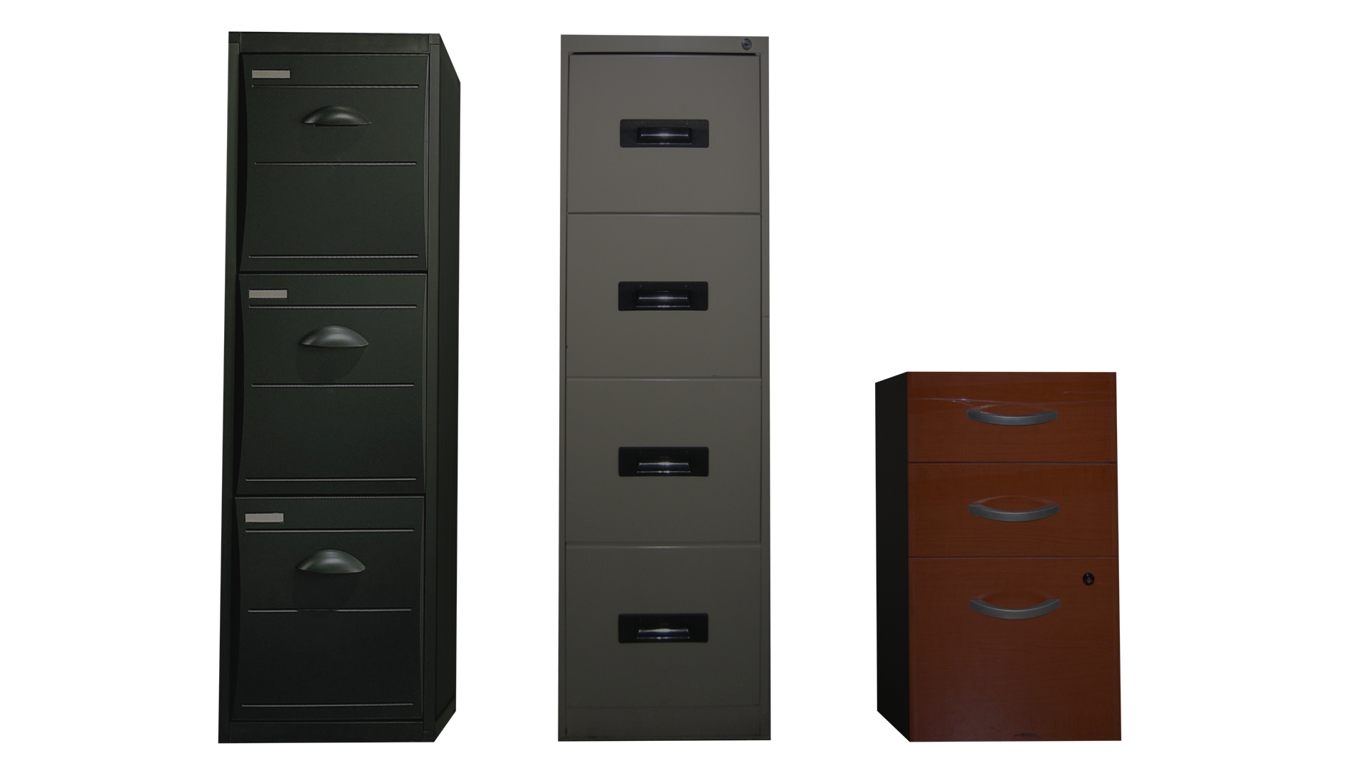 Files Low Poly three metal lockers Free low-poly 3D model_1