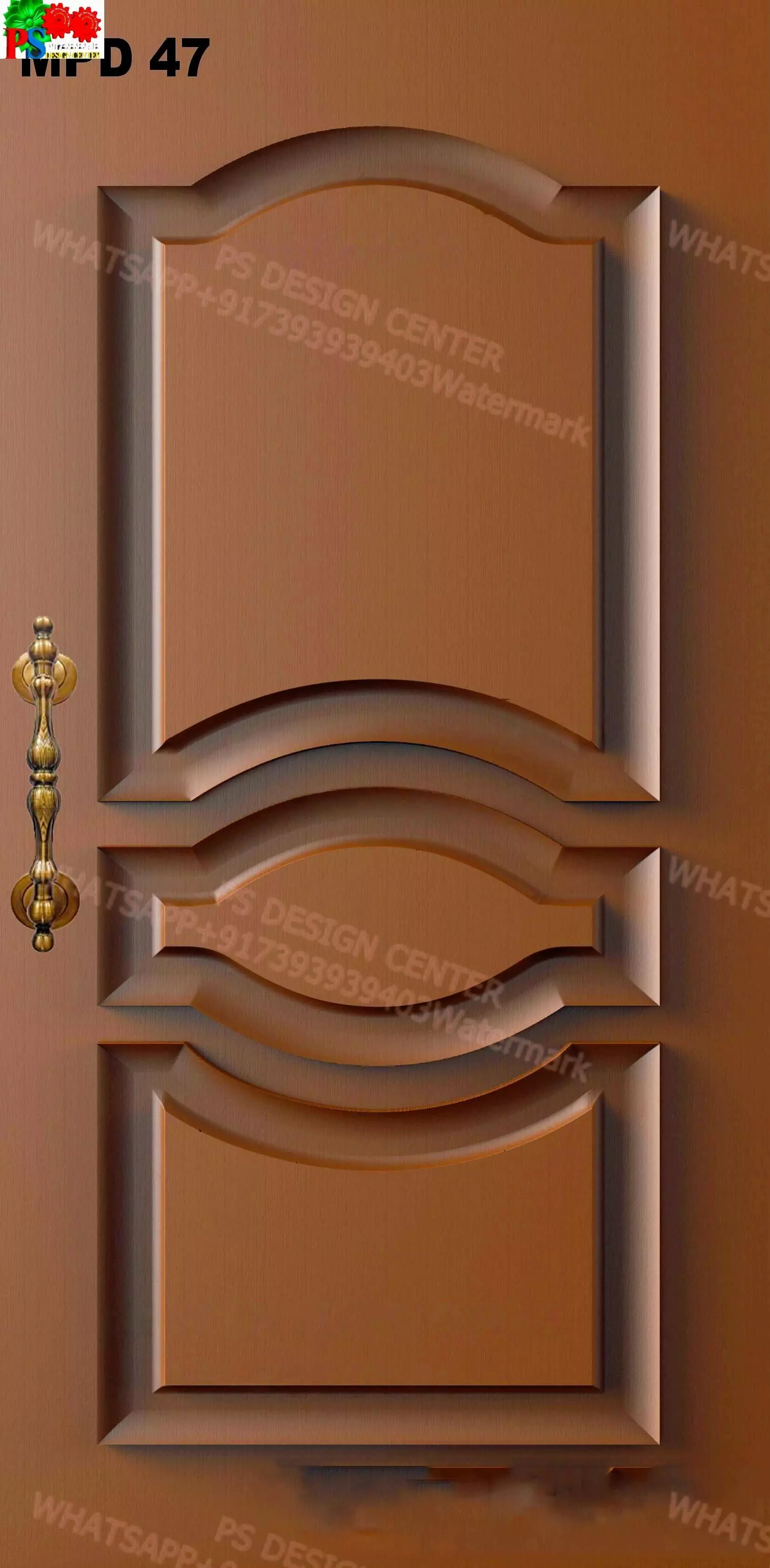 wooden door for main door 3D model