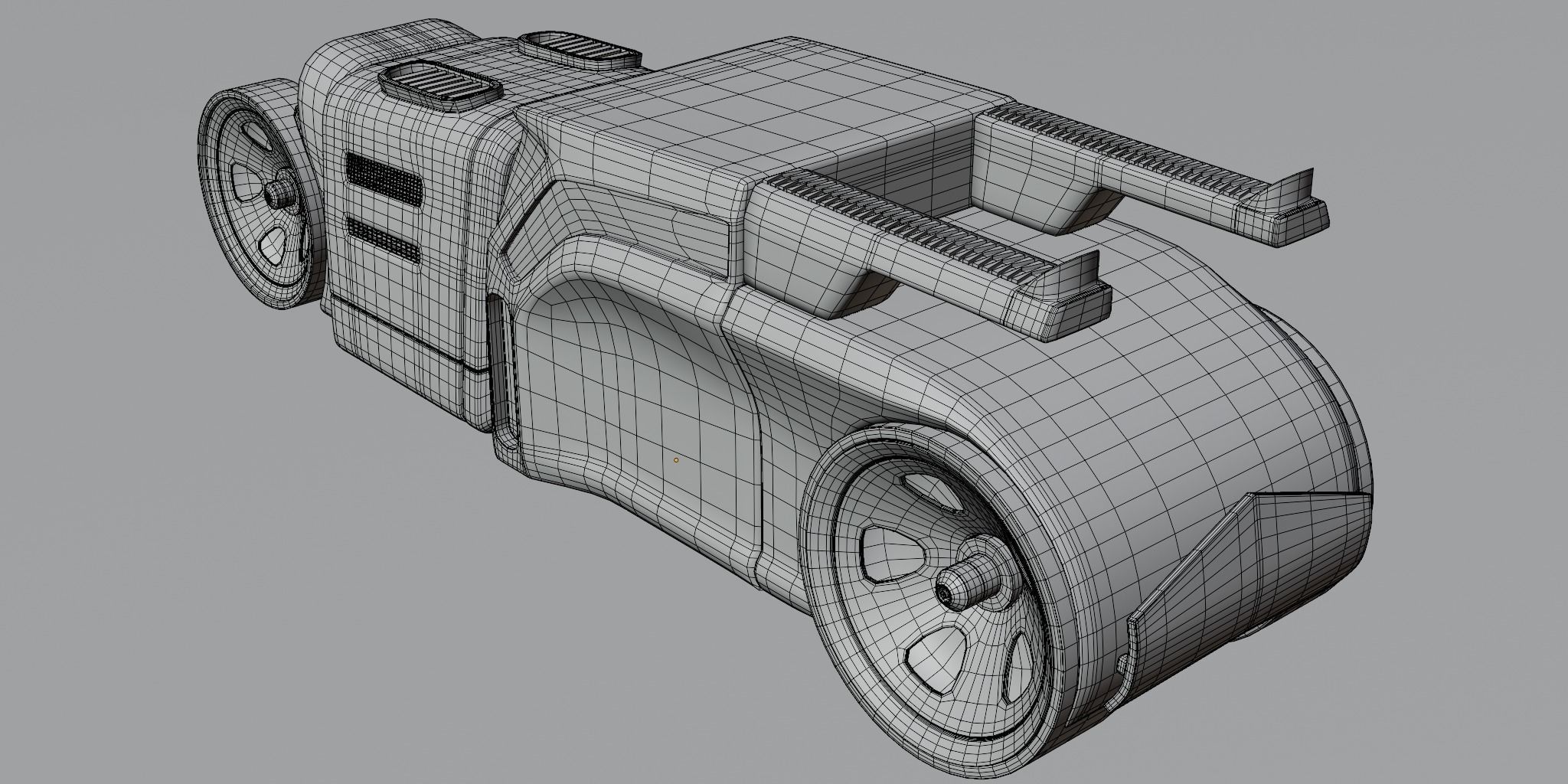 6 Racing Cars Low-poly 3D model_26