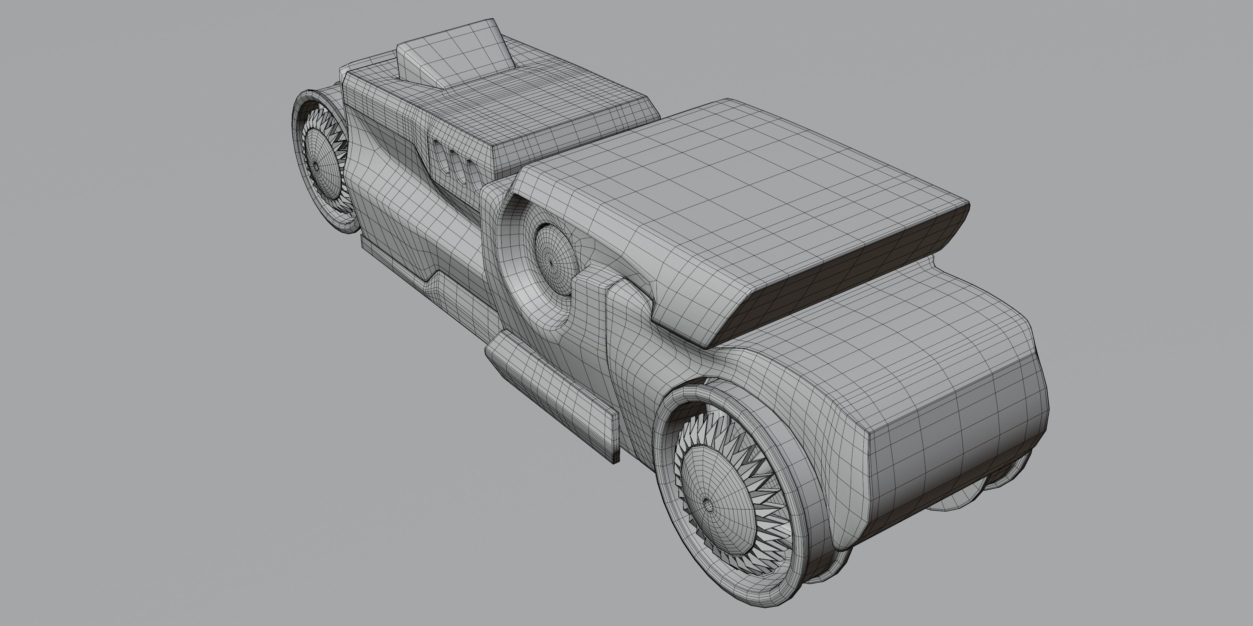 6 Racing Cars Low-poly 3D model_27