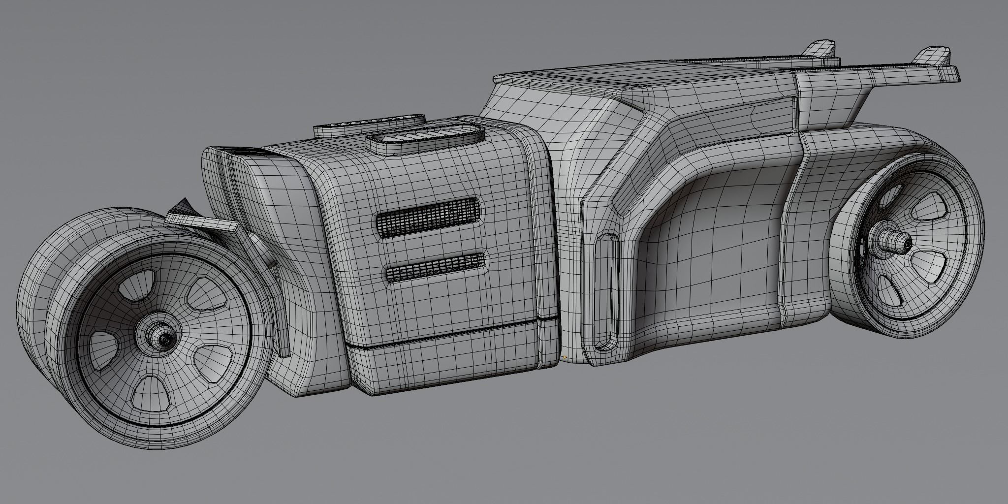 6 Racing Cars Low-poly 3D model_20