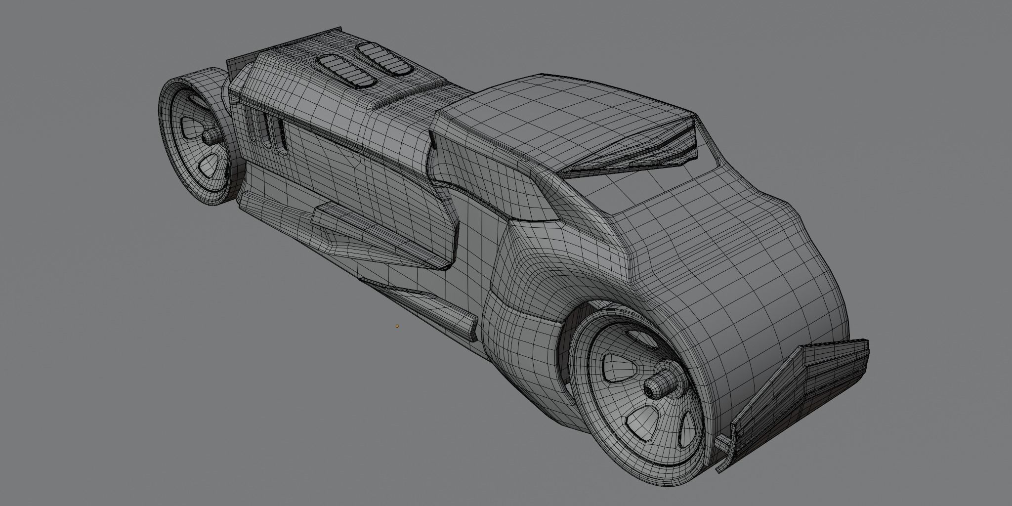 6 Racing Cars Low-poly 3D model_28