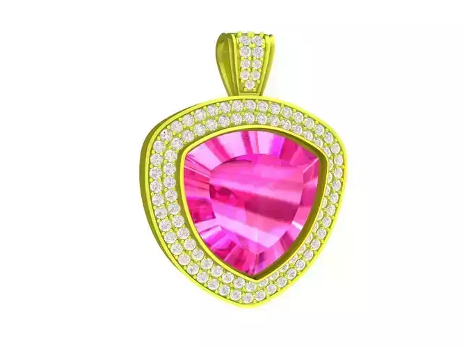 6648 Art Diamond Women Pendant