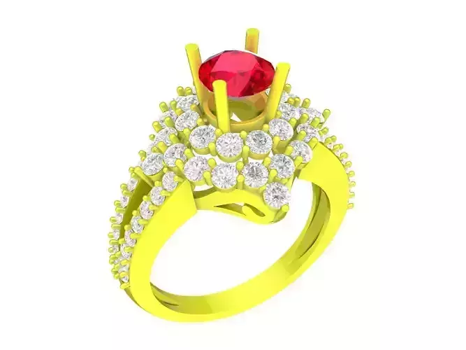 6654 Vietnamese Diamond Women Ring 
