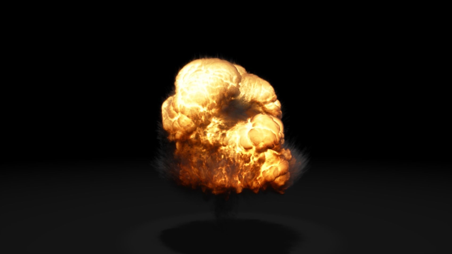 Super Realistic Explosion 5 - vdb animated 3D model_5