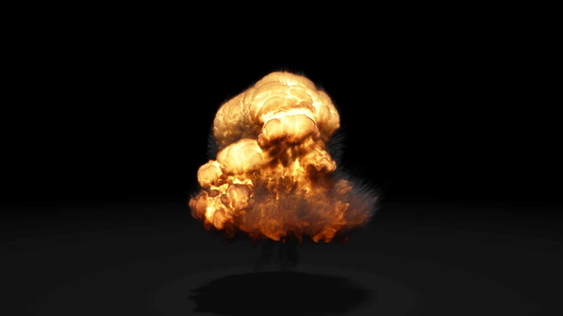 Super Realistic Explosion 5 - vdb animated 3D model_6