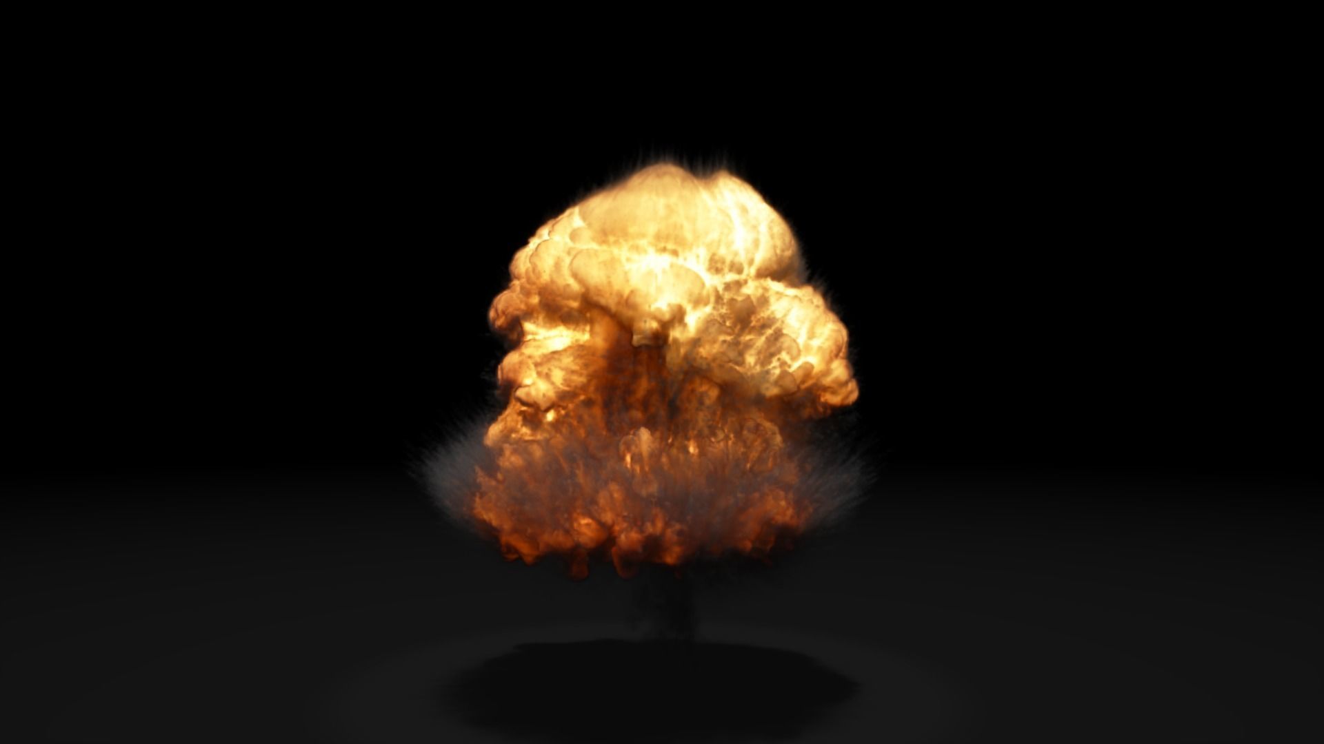 Super Realistic Explosion 5 - vdb animated 3D model_3