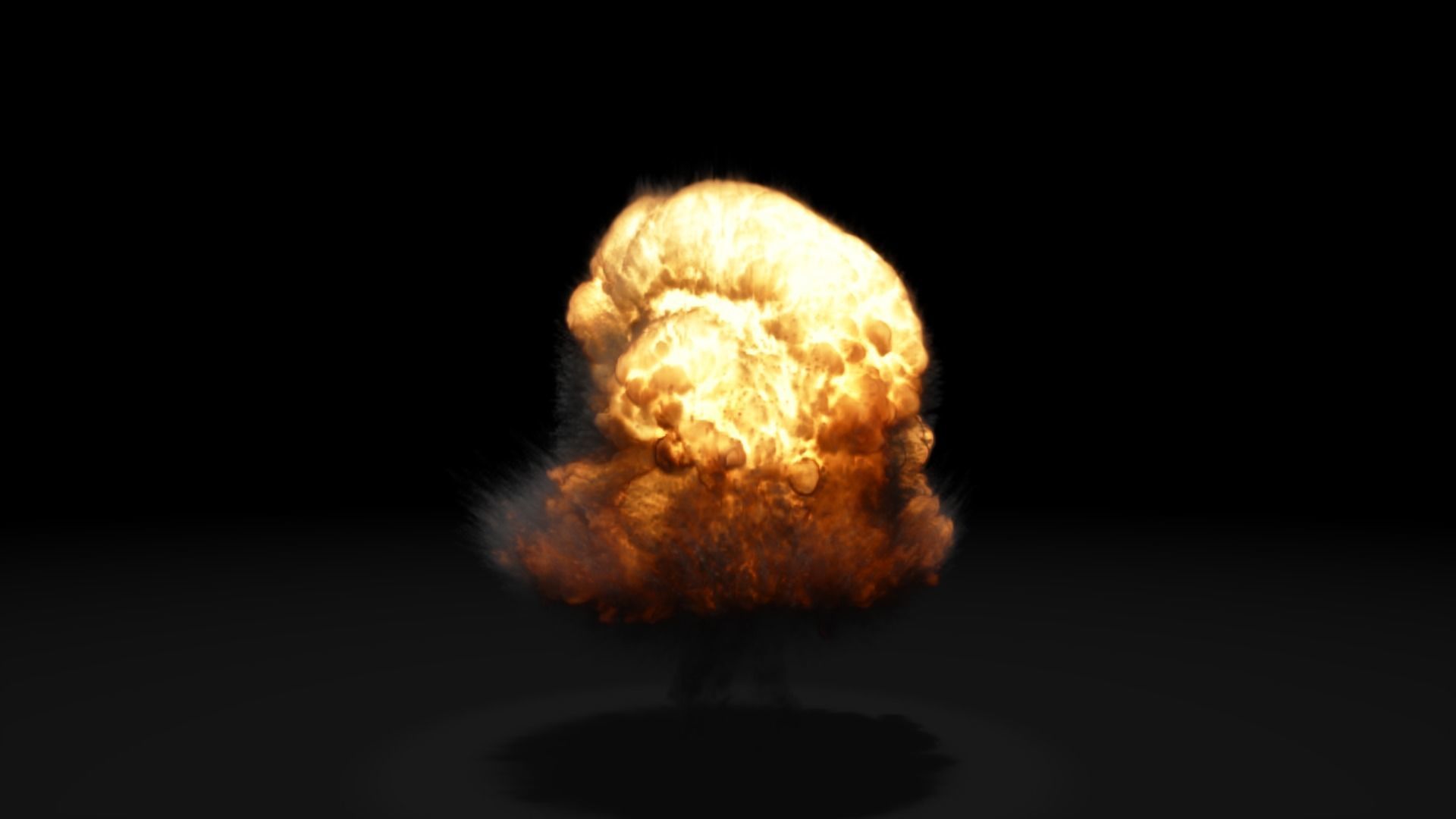 Super Realistic Explosion 5 - vdb animated 3D model_4