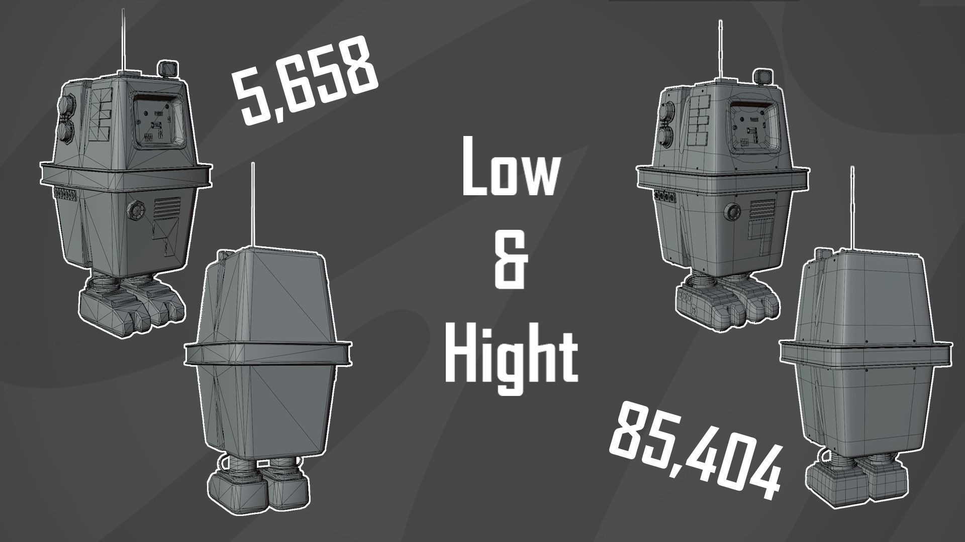 GNK-Gonk Droid  Low-poly 3D model_6