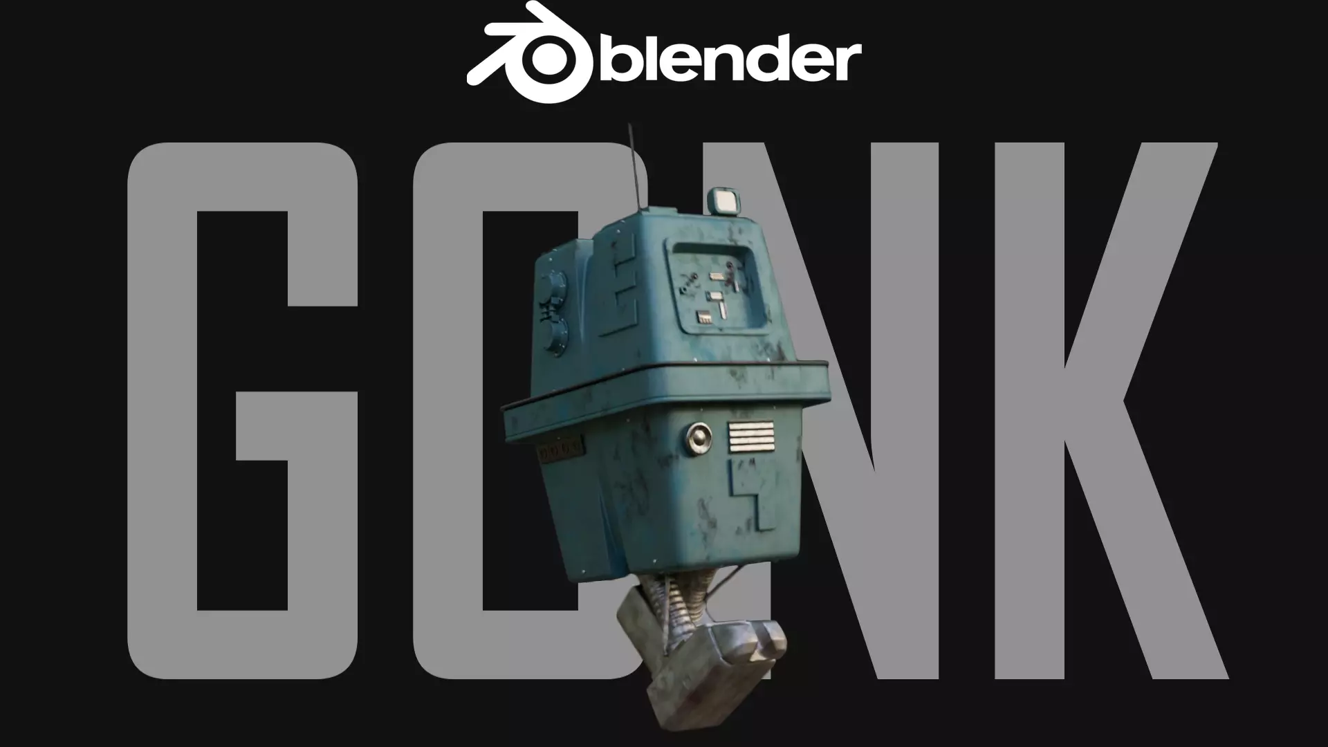 GNK-Gonk Droid  Low-poly 3D model_0
