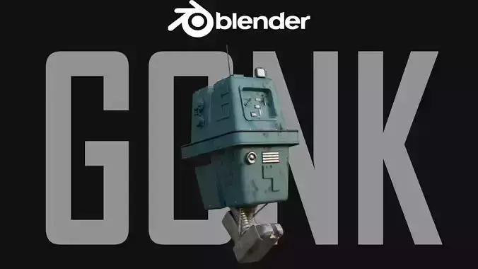 GNK-Gonk Droid  Low-poly 3D model