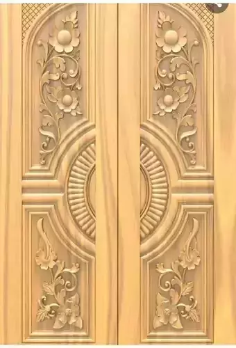 single door design for carving design