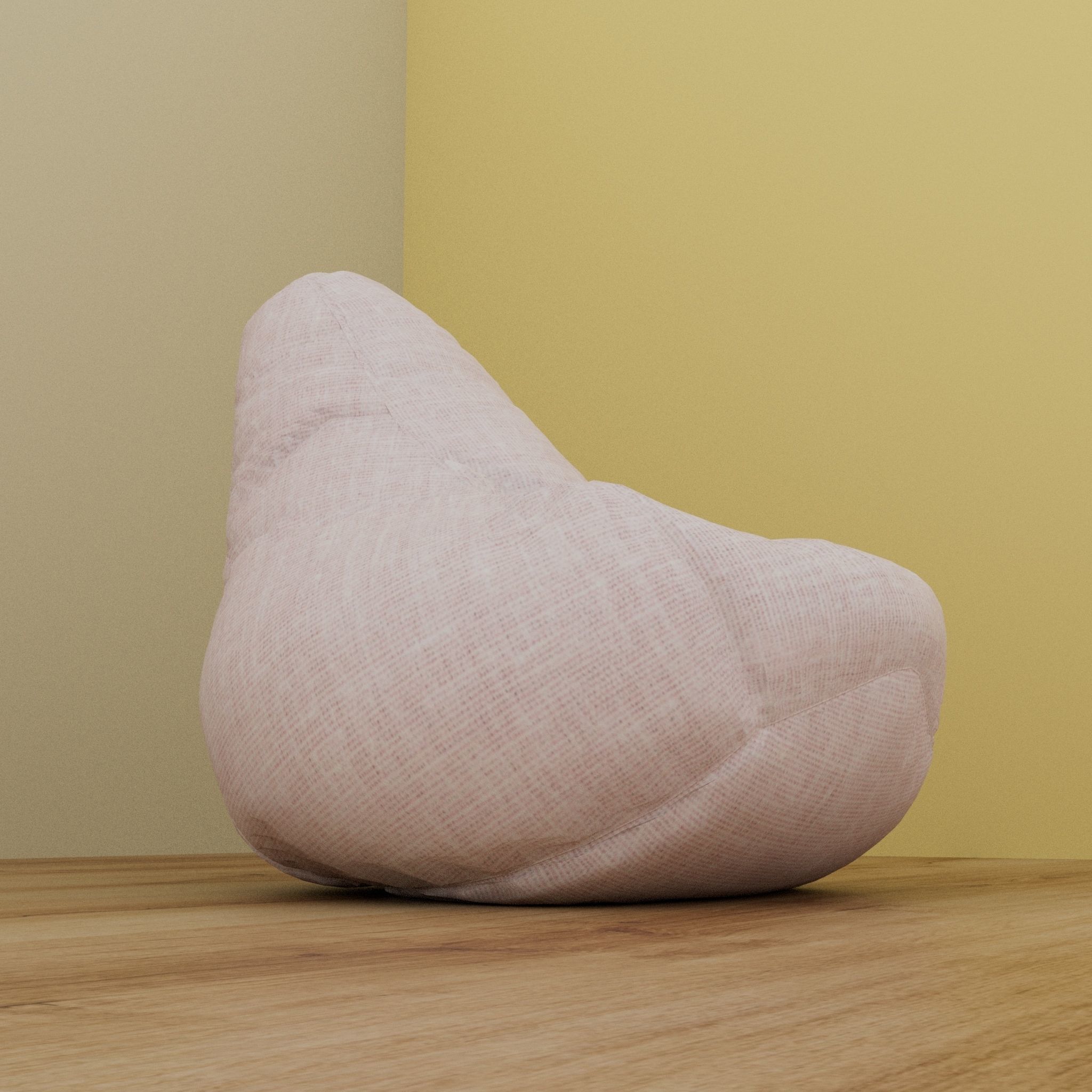3D Bean Bag Model 3D model_1