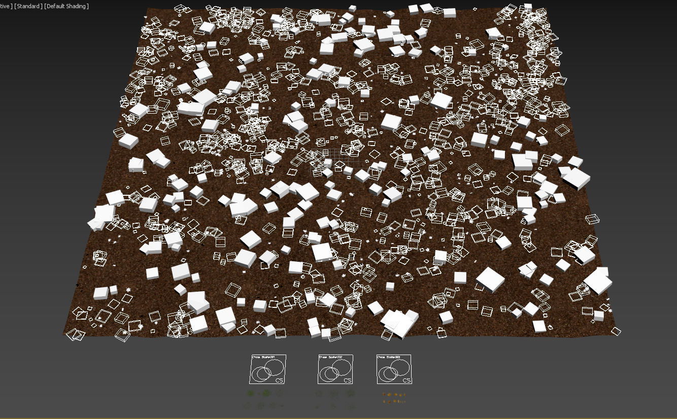 SHORT GRASS11 WITH LEAF 3D model_7