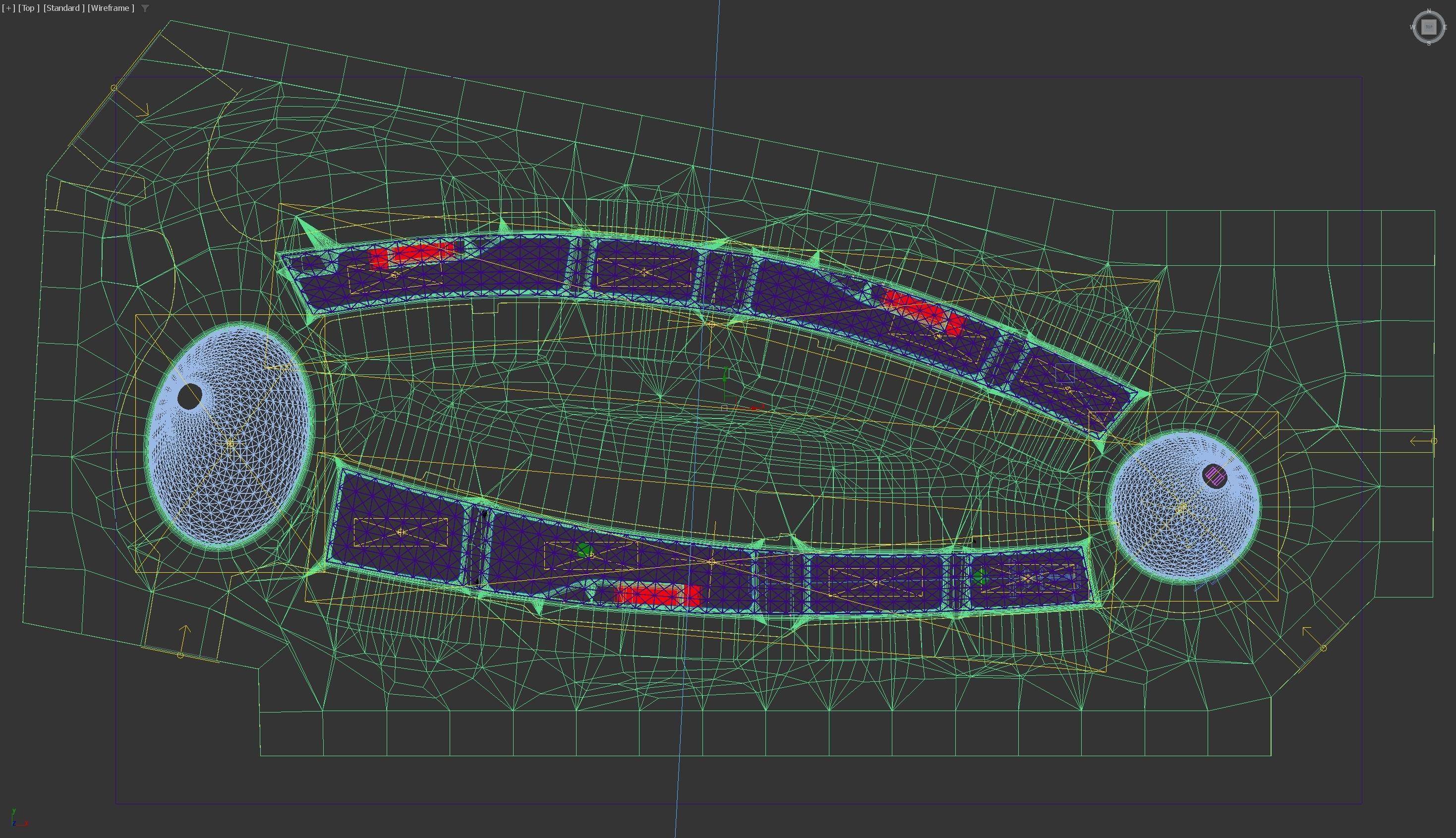 Futuristic Shopping Center 03 3D model_9
