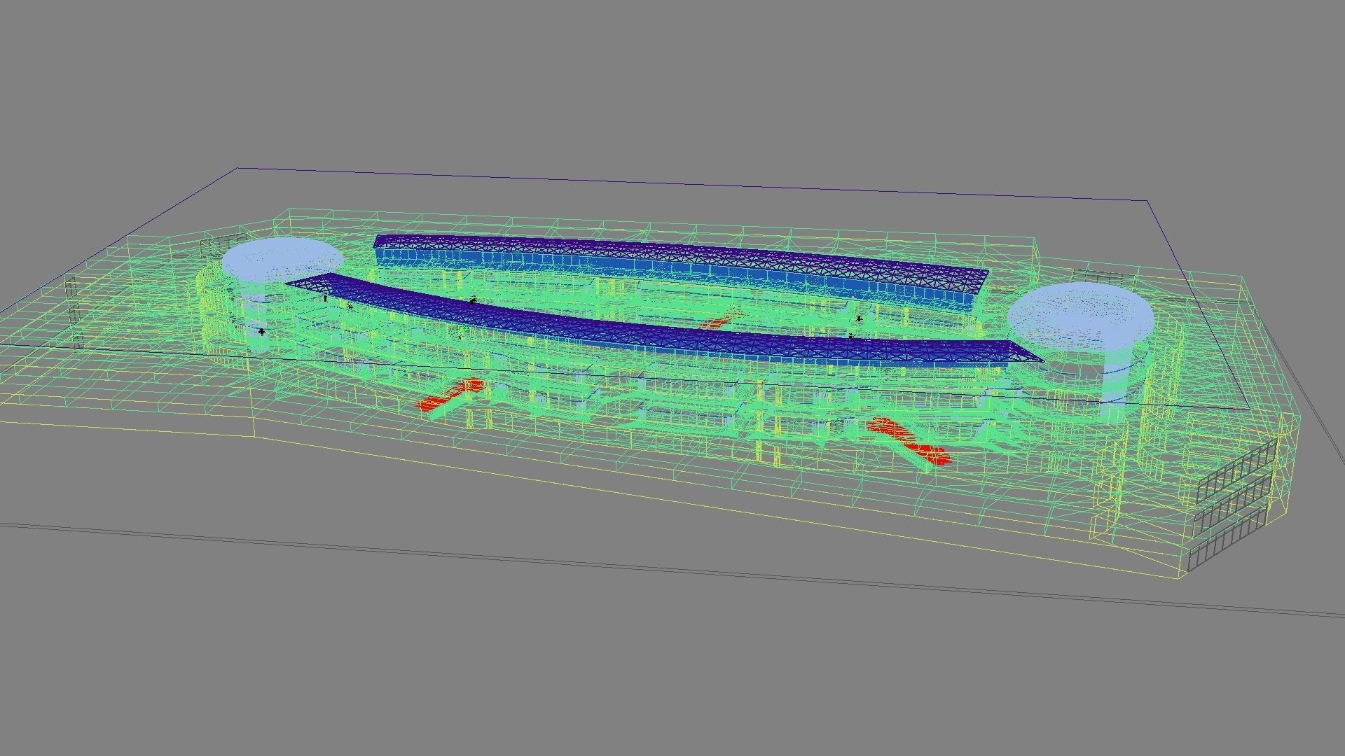 Futuristic Shopping Center 03 3D model_18