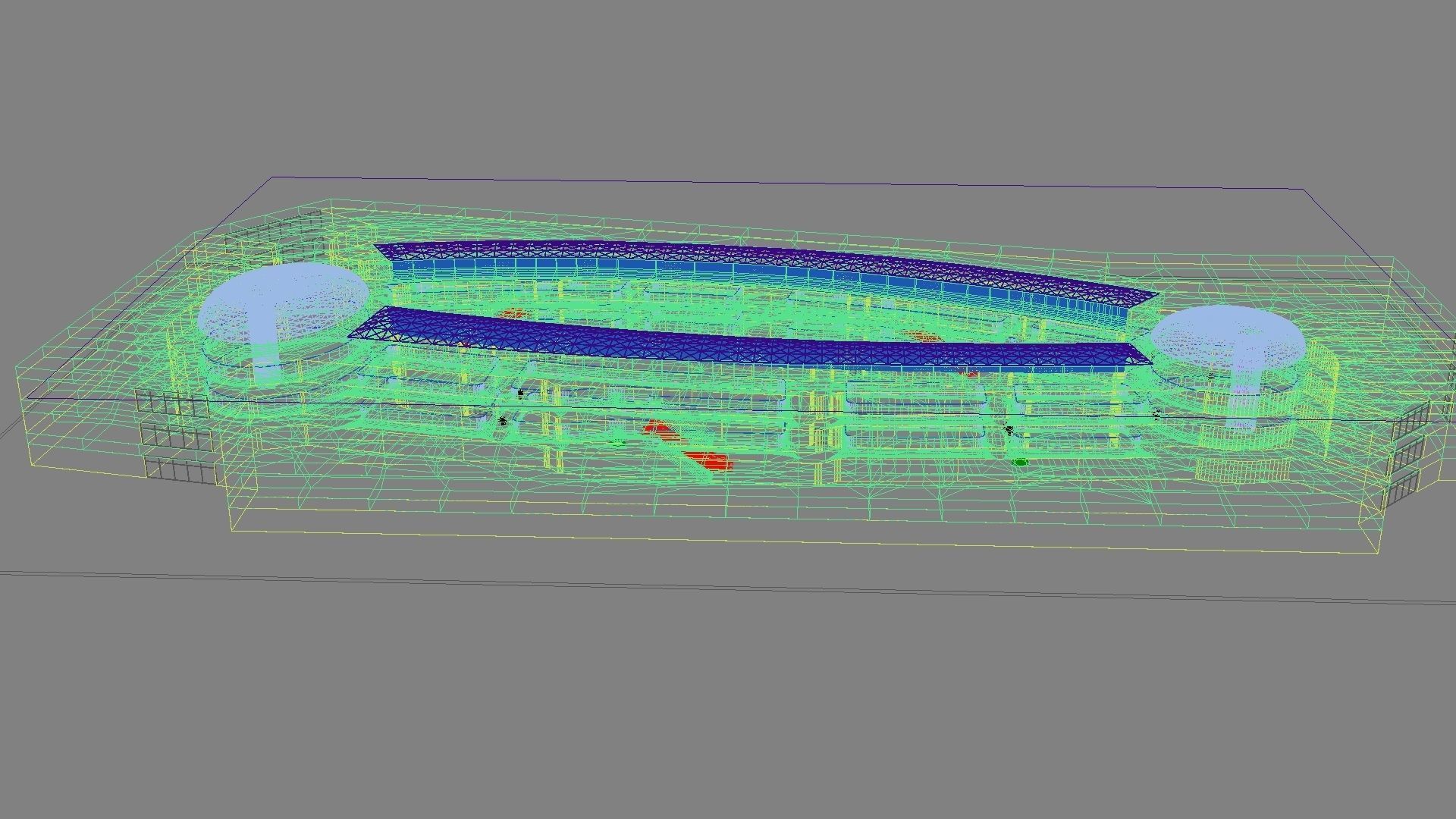 Futuristic Shopping Center 03 3D model_41