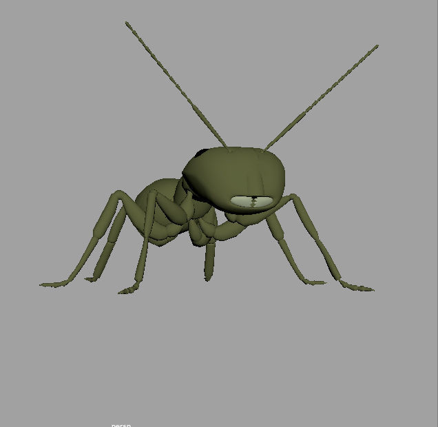 Ant 3d model Low-poly 3D model_2
