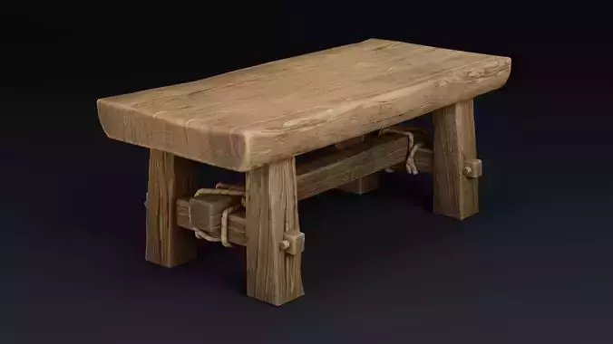 Wooden stool - TP003