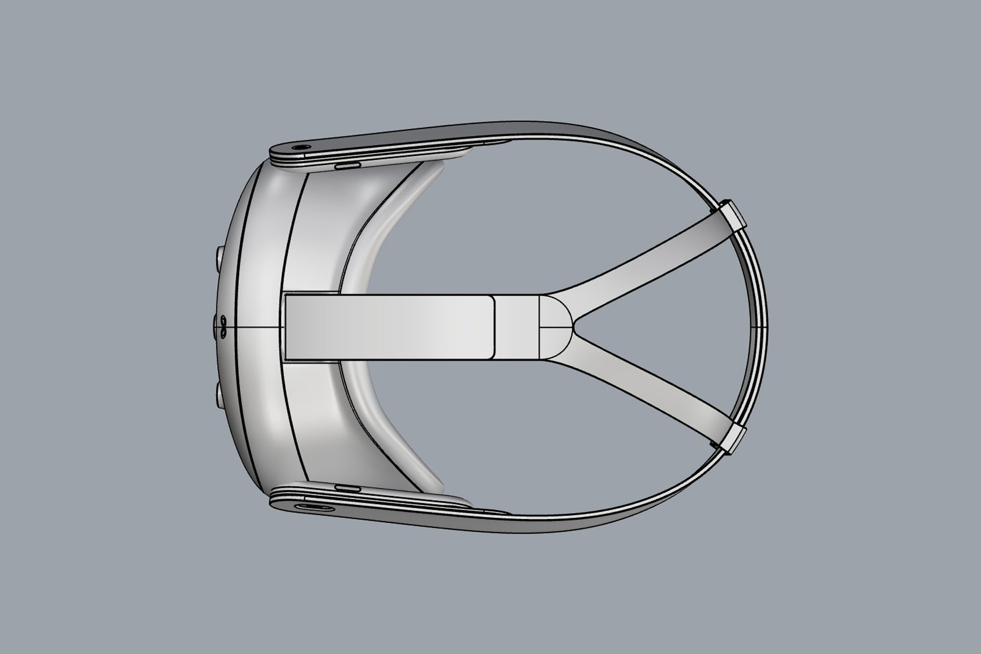 Meta Quest 3 with Controller 3D model_12