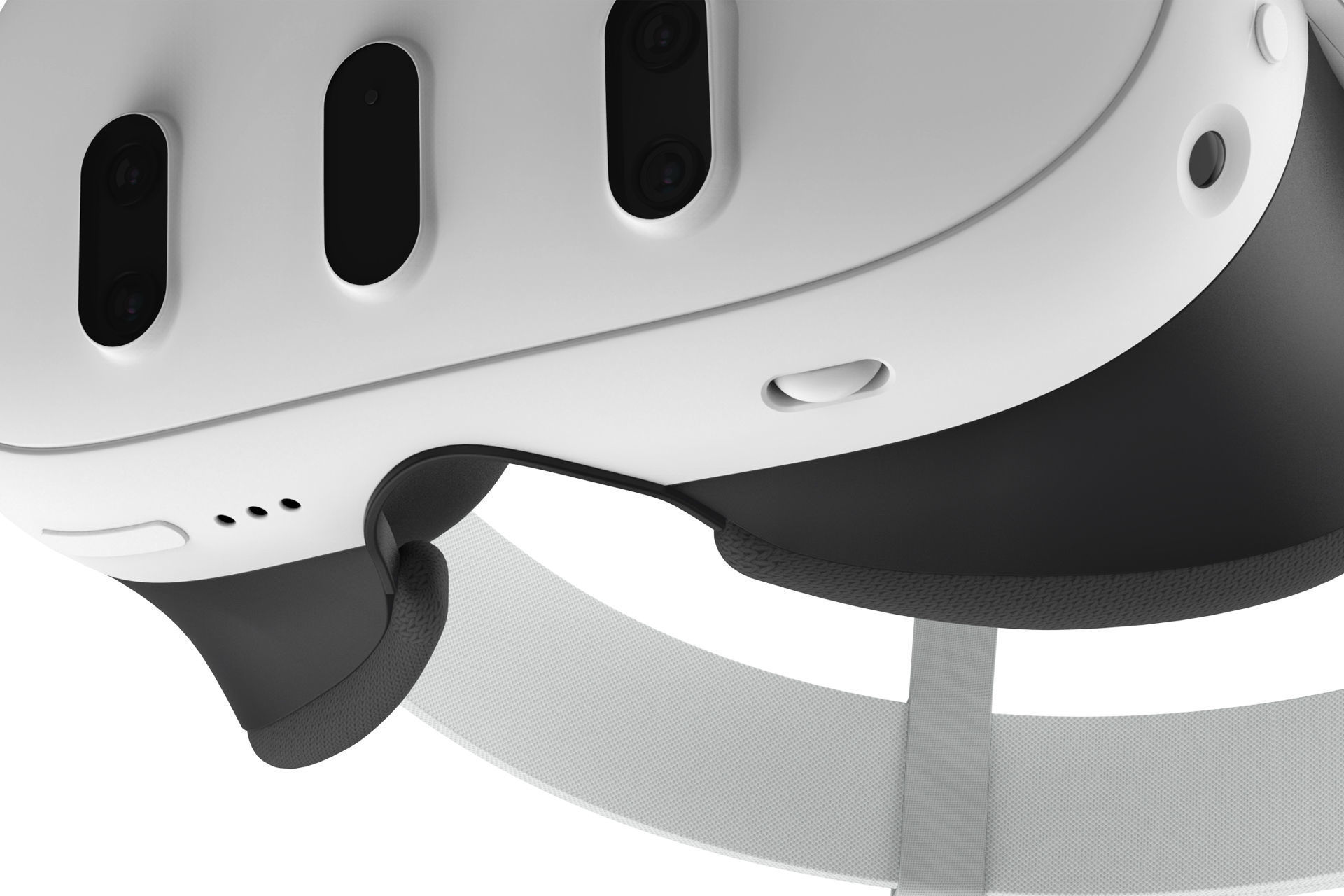 Meta Quest 3 with Controller 3D model_8