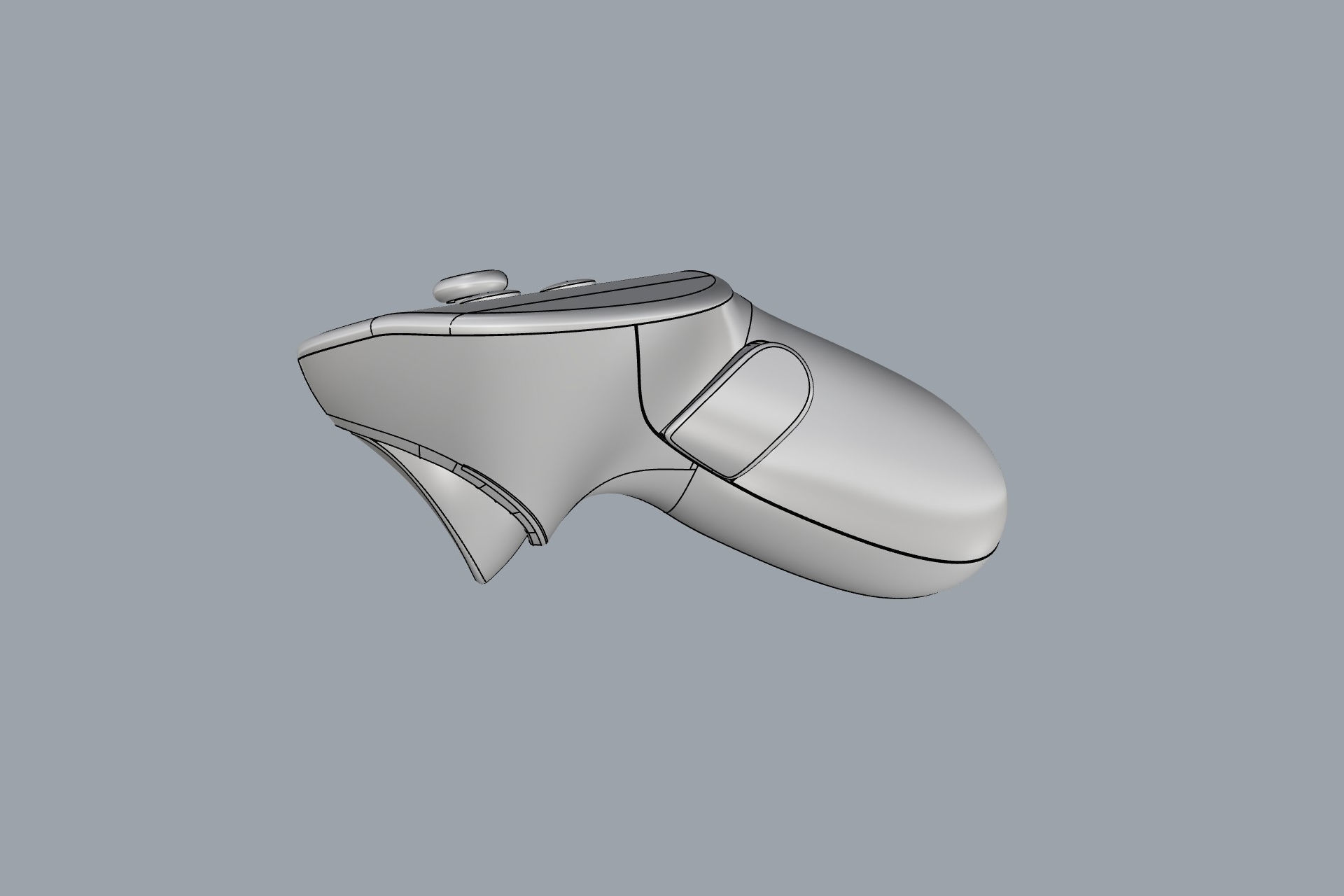 Meta Quest 3 with Controller 3D model_17