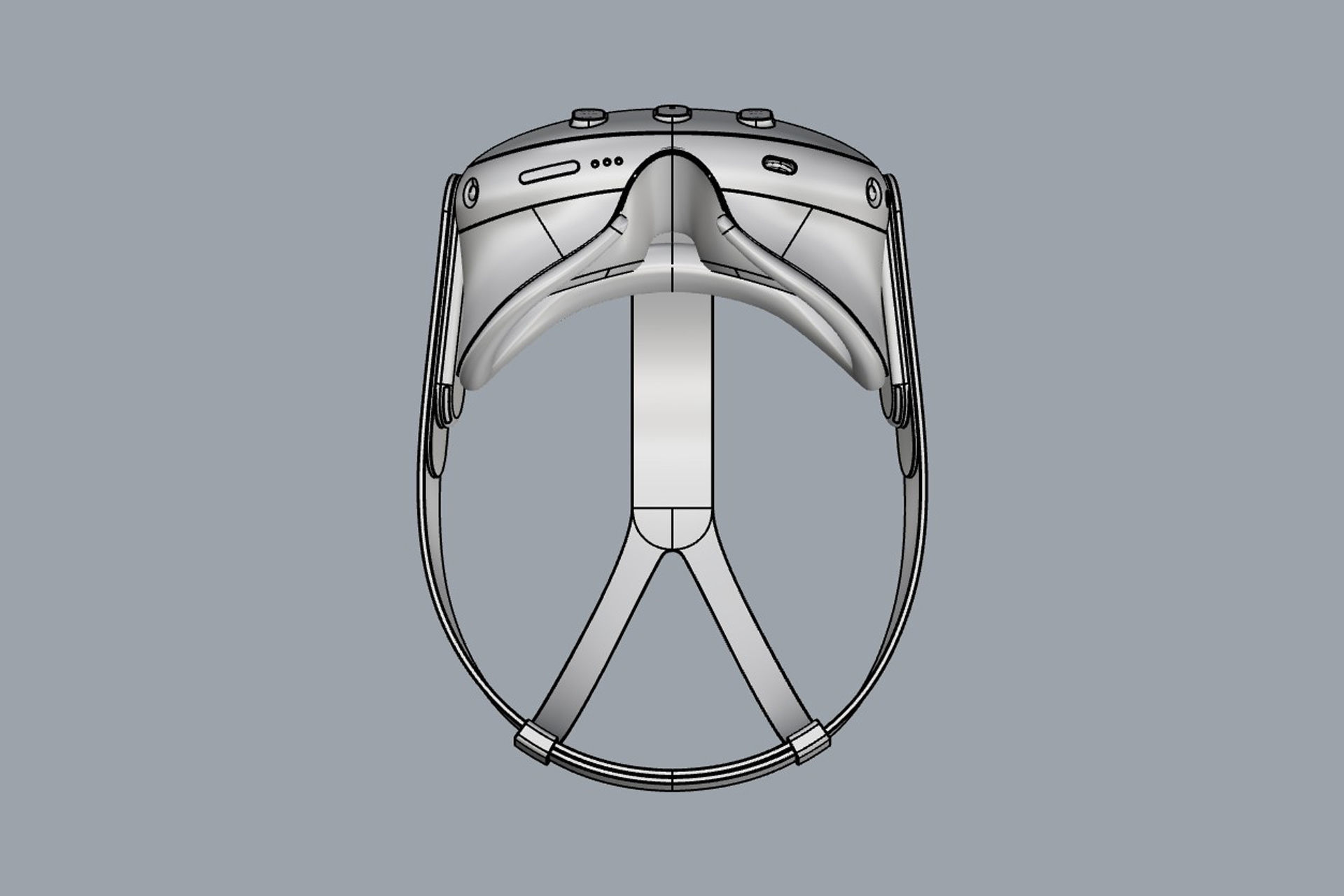 Meta Quest 3 with Controller 3D model_13