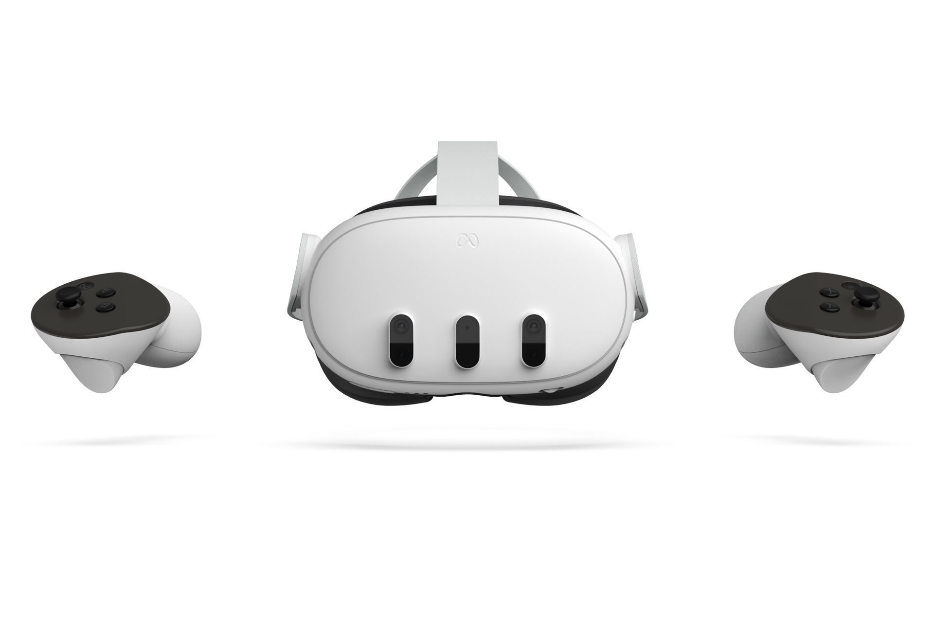 Meta Quest 3 with Controller 3D model_3