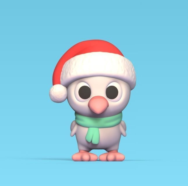 Xmas Dove 3D print model_1