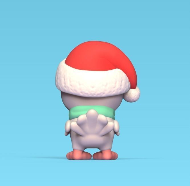 Xmas Dove 3D print model_4