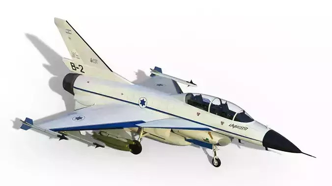 IAI Lavi fighter 3D model
