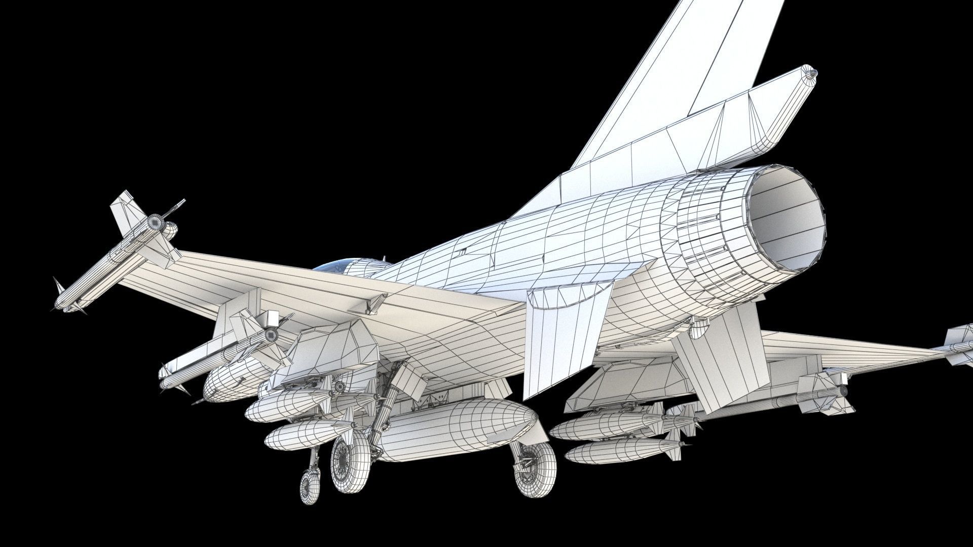 IAI Lavi fighter 3D model_31