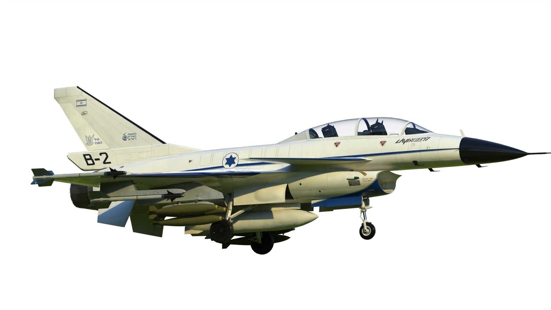 IAI Lavi fighter 3D model_2