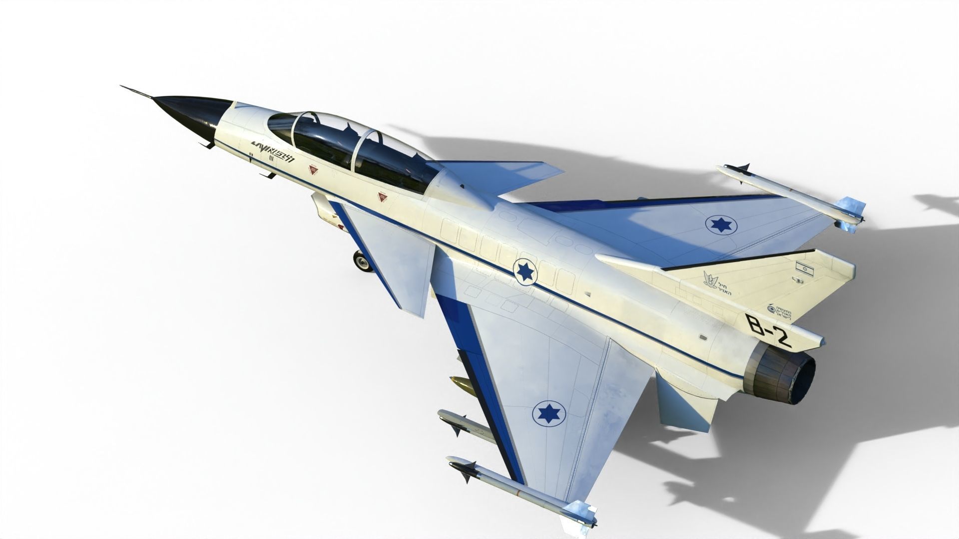 IAI Lavi fighter 3D model_21