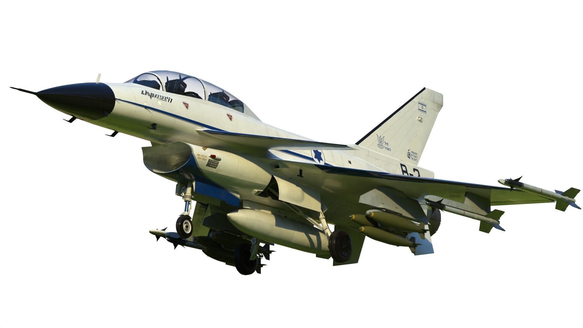 IAI Lavi fighter 3D model_7