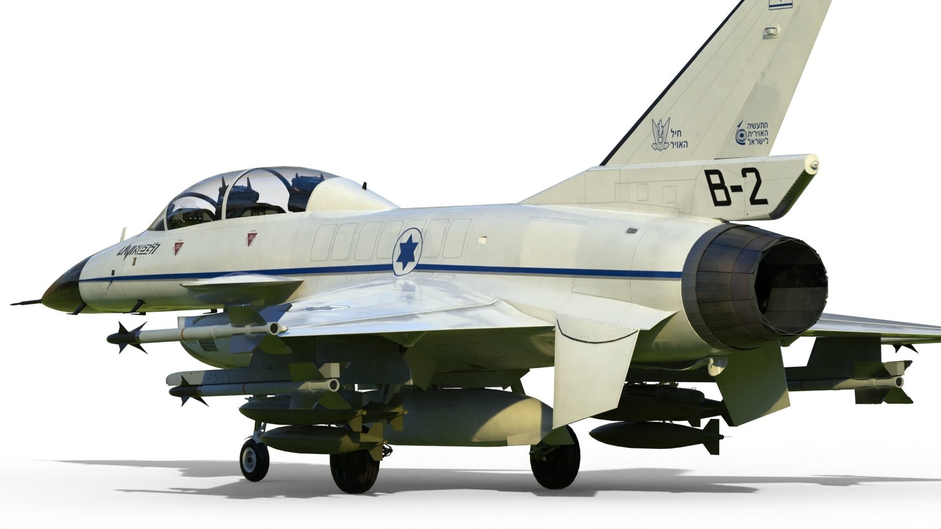 IAI Lavi fighter 3D model_22